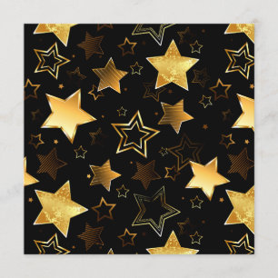 Seamless pattern with Golden Stars Program