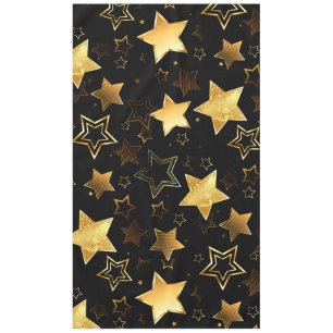 Seamless pattern with Golden Stars Tablecloth