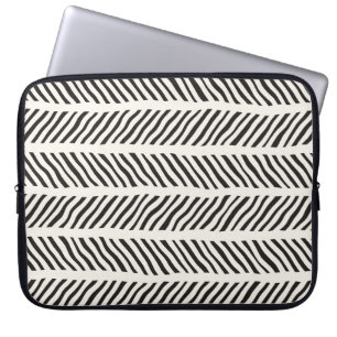 Seamless pattern with hand drawn brush strokes. In Laptop Sleeve
