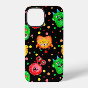 Seamless pattern with hand painted watercolor cute iPhone 12 case