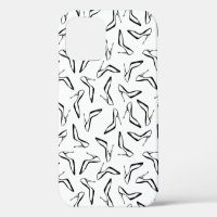 Seamless pattern with high heels glamour shoes