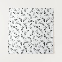 Seamless pattern with high heels glamour shoes