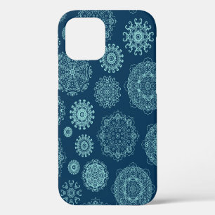 Seamless pattern with laced snowflakespattern,arab iPhone 12 case