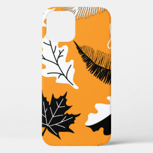 seamless pattern with leaves. Autumn collection. F iPhone 12 Case