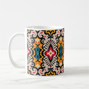 Seamless pattern with paisley ornament coffee mug