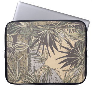 Seamless pattern with palm leaves, brightpattern,t laptop sleeve