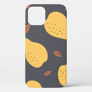 Seamless pattern with pears. Fruits light modern t iPhone 12 Case