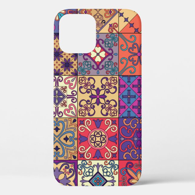 Seamless pattern with portuguese tiles in talavera Case-Mate iPhone case (Back)