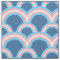 Seamless pattern with rainbows fabric