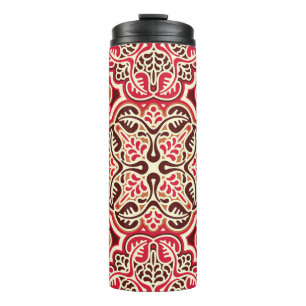 seamless pattern with Slavic ornament Thermal Tumbler