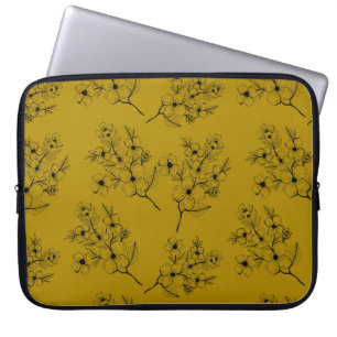 Seamless Pattern with small flowers in liberty sty Laptop Sleeve