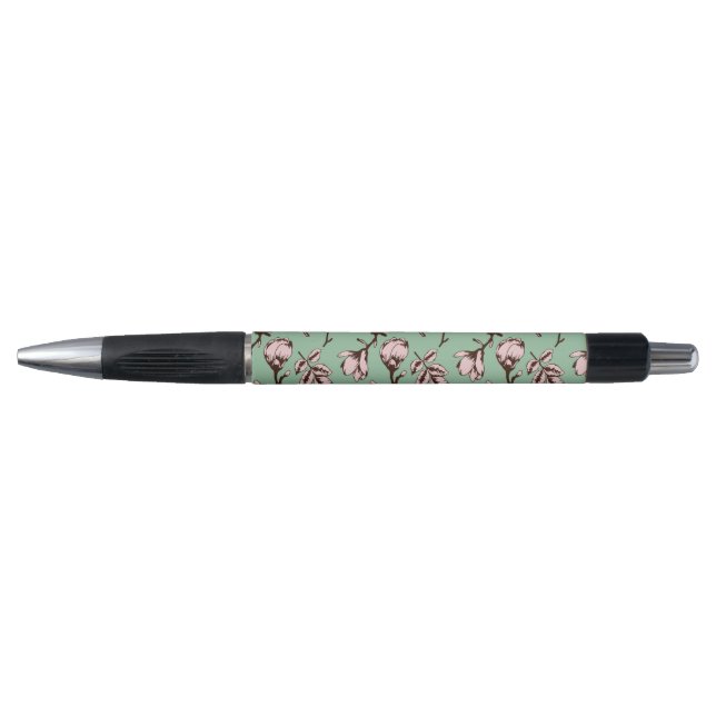 Seamless pattern with spring tree flower buds (Front)