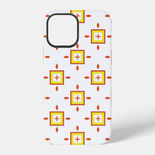 Seamless pattern with squares Abstract background iPhone 12 Case