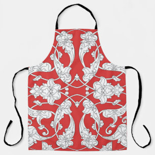Seamless pattern with traditional turkish style iz apron