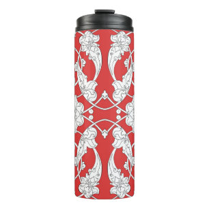 Seamless pattern with traditional turkish style iz thermal tumbler