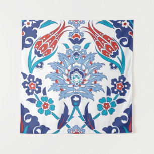Seamless pattern with traditional turkish style tapestry