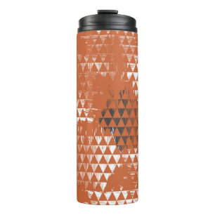 Seamless pattern with triangles thermal tumbler