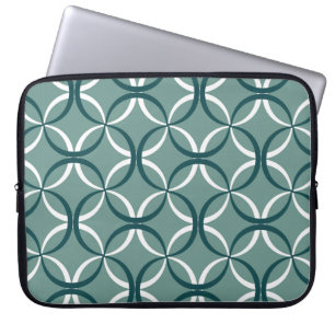 Seamless pattern with wavy lines laptop sleeve