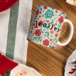 Seamless Patterns Design Fabric Art Coffee Mug