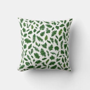 Seamless patterns featuring various plants flower cushion