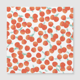 Seamless peach fruits, summer pattern.