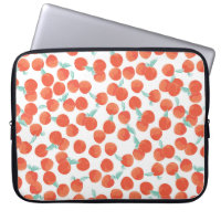 Seamless peach pattern with fruits background. Sum