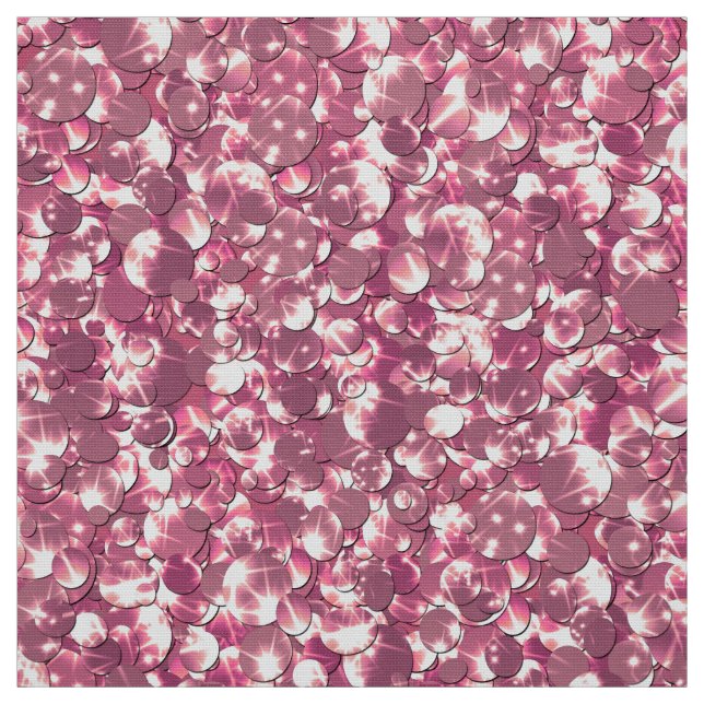 Seamless pink silver glittery sparkles glitter con fabric (Swatch)