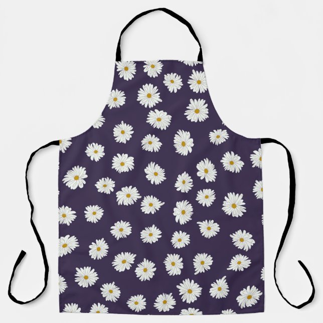 Seamless plant pattern. Small cute flowers of dais Apron (Front)