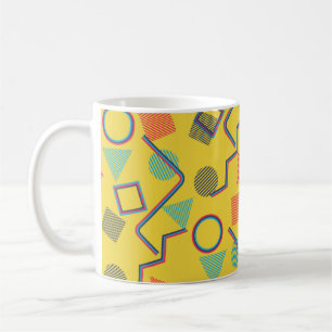 Seamless Pop Art Pattern. Abstract Colorful Textur Coffee Mug