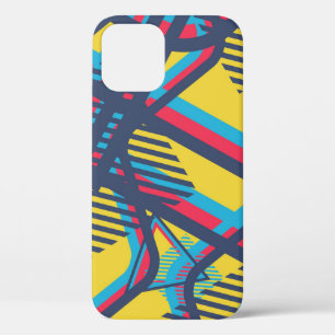 Seamless Pop Art Pattern. Abstract Colour Texture  iPhone 12 Case