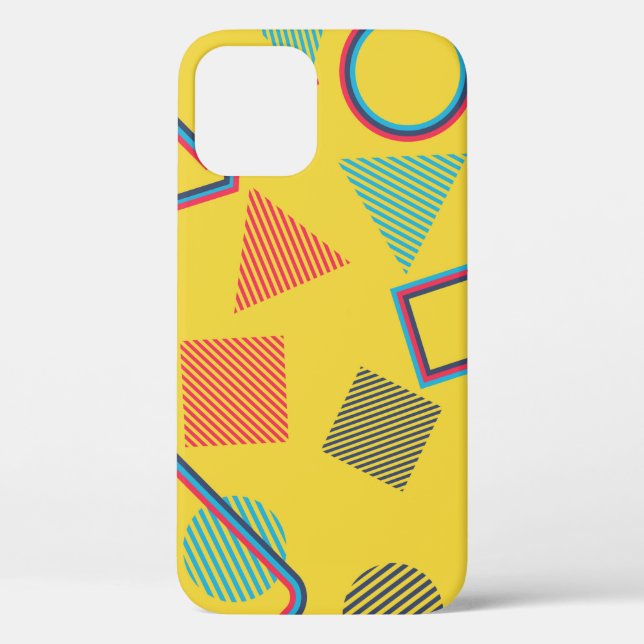 Seamless Pop Art Pattern. Abstract Colourful Textu Case-Mate iPhone Case (Back)