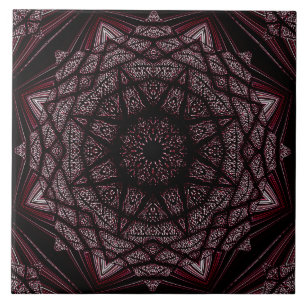 Seamless Purple Black Ceramic Tile