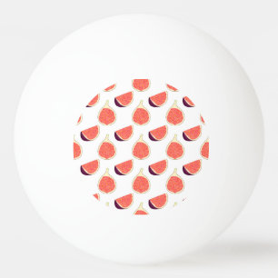 Seamless purple fig: colourful pattern ping pong ball