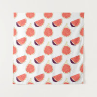 Seamless purple fig: colourful pattern