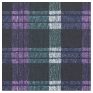 Seamless Purple,Green,White,Black Plaid Tartan  Fabric