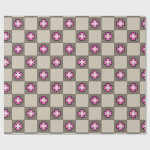 Seamless Retro Aesthetic Design" Wrapping Paper