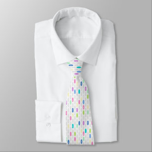 Seamless retro colours design circles polka dots p tie