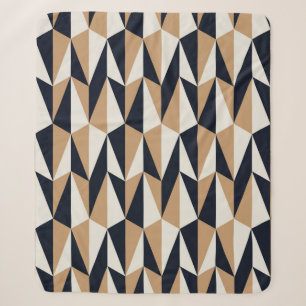 seamless retro pattern sherpa blanket