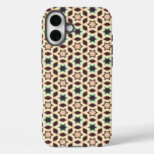 Seamless retro pattern with rounded squares Case-M iPhone 16 Plus Case