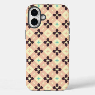 Seamless retro pattern with rounded squares Case-M iPhone 16 Plus Case
