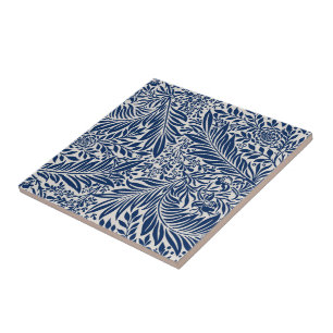 Seamless retro pattern with rounded squares ceramic tile