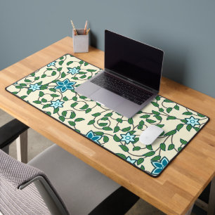 Seamless retro pattern with rounded squares desk m mat