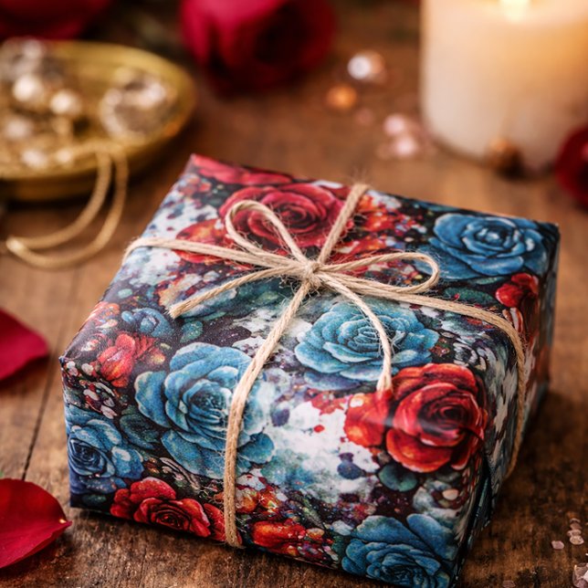 Seamless Rose Graffiti's Wrapping Paper Sheet (Creator Uploaded)