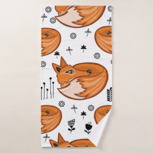Seamless scandinavian pattern. kids background wit bath towel