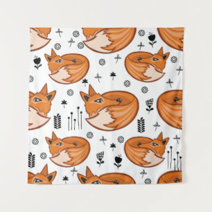 Seamless scandinavian pattern. kids background wit tapestry