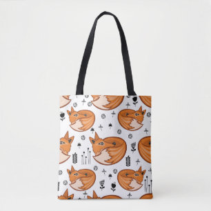 Seamless scandinavian pattern. kids background wit tote bag