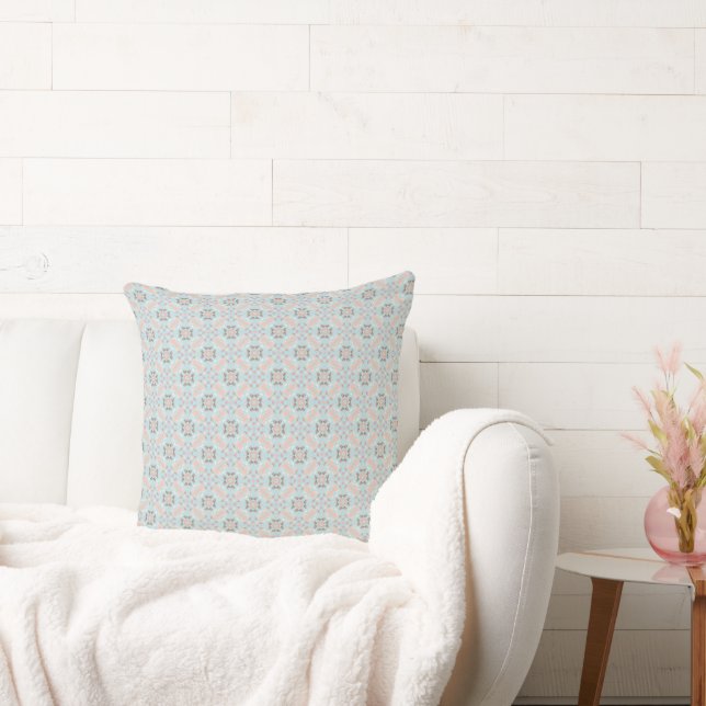 Seamless Sea Themed Pattern Cushion (Couch)
