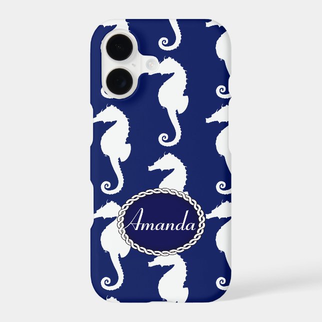 Seamless Seahorse Pattern (Back)