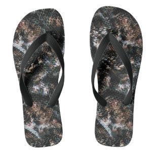 Seamless snake reptile lizard python skin leather thongs