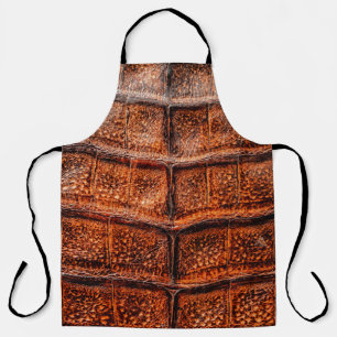 Seamless snake skin texture. Fashion tropical rept Apron